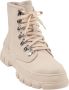 Sofie Schnoor Chunky Militaire Stijl Laarzen Off White Beige Dames - Thumbnail 2