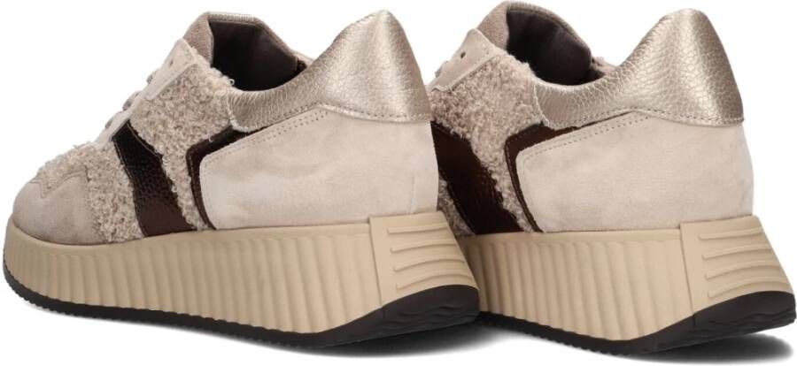 Softwaves Beige Lage Sneakers voor Dames Beige Dames