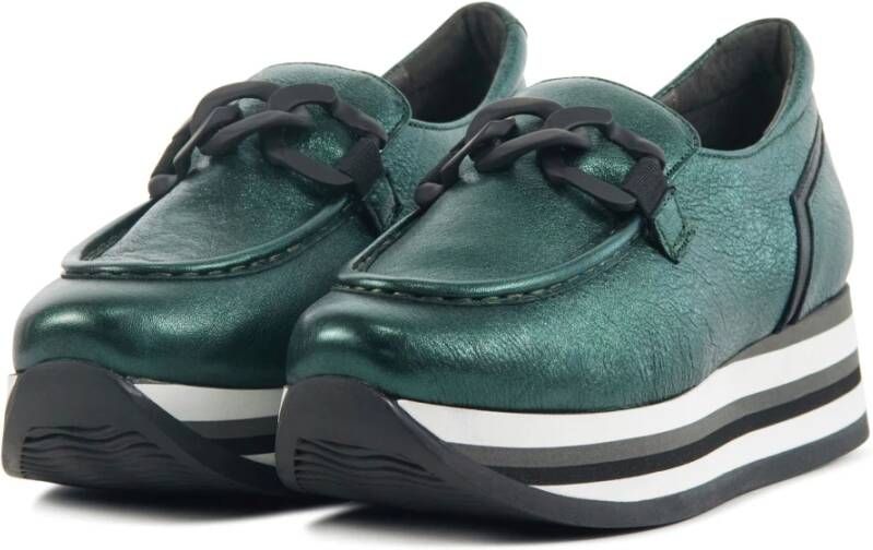 Softwaves Groene Instapschoenen Green Dames