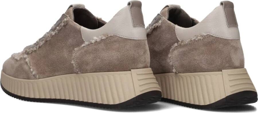 Softwaves Taupe Lage Sneakers voor Dames Beige Dames