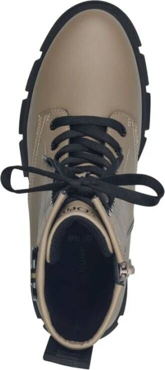 s.Oliver Beige Casual Enkellaarsjes Beige Dames