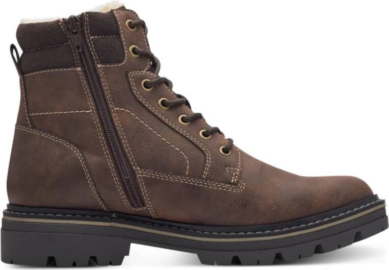 s.Oliver Bruine Casual Gesloten Enkellaarzen Brown Heren