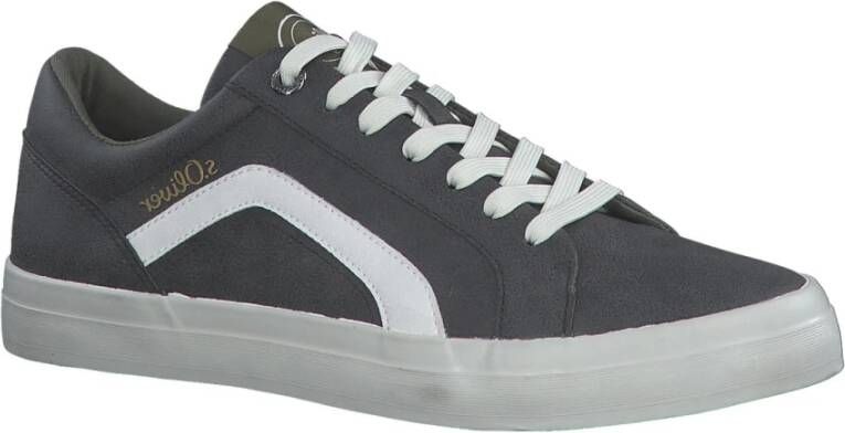 s.Oliver Donkergrijze Sneakers voor Mannen Gray Heren