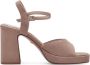 S.Oliver Elegante open sandalen in oudroze Beige Dames - Thumbnail 4