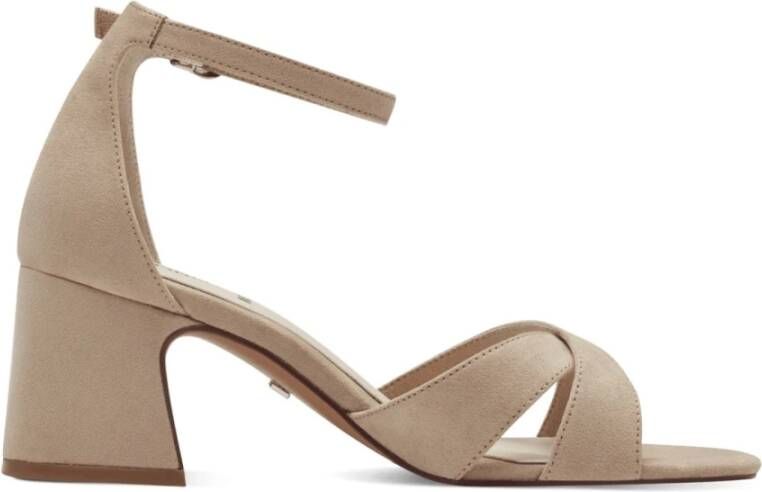 s.Oliver Elegante Taupe Platte Sandalen Beige Dames