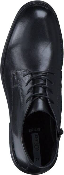 s.Oliver Elegante Zwarte Formele Zakelijke Schoenen Black Heren