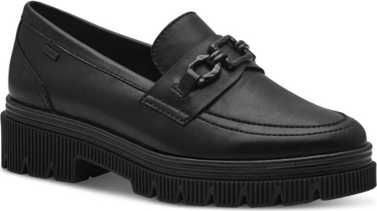 s.Oliver Elegante Zwarte Gesloten Loafers Black Dames