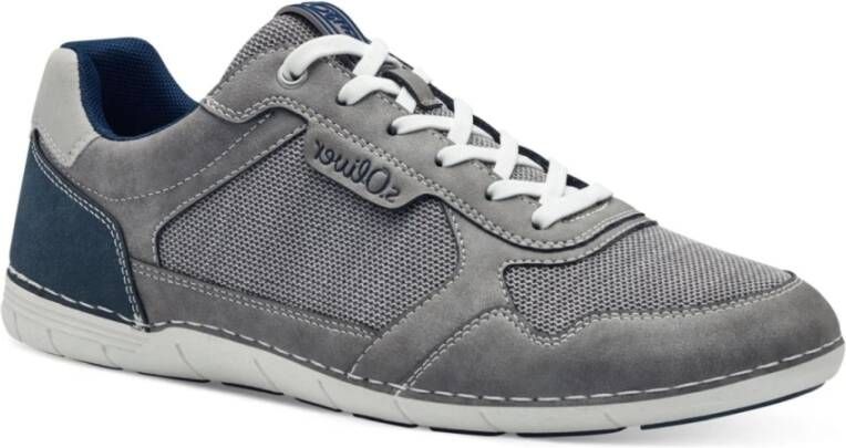 s.Oliver Grijze Sneakers voor Mannen Gray Heren