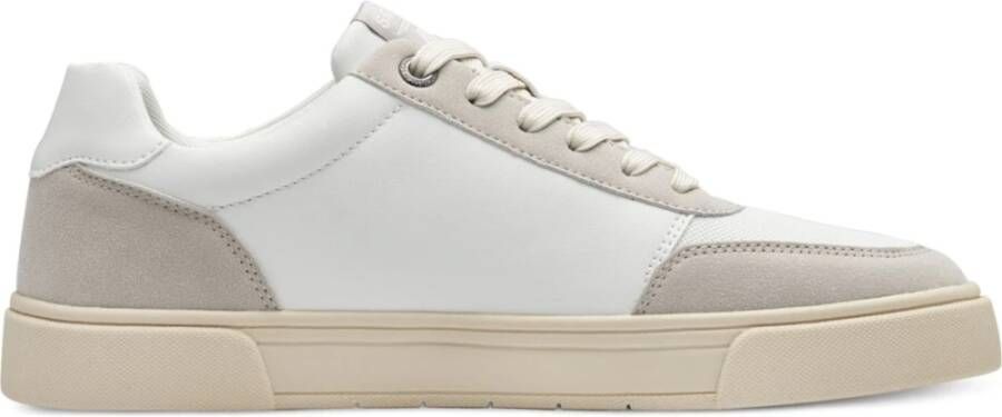 s.Oliver Witte Grijze Sneakers voor Mannen White Heren