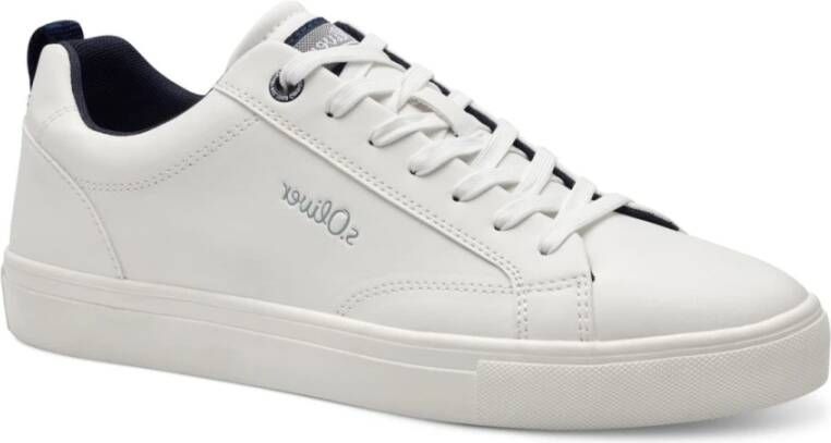 s.Oliver Witte Sneakers voor Mannen White Heren