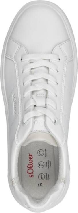 s.Oliver Witte Sneakers voor Vrouwen White Dames