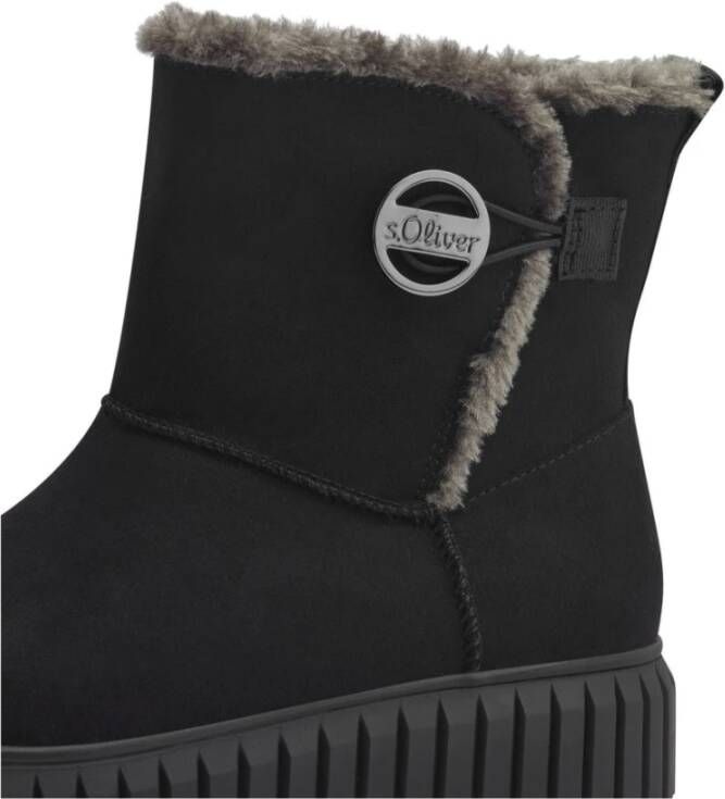 s.Oliver Zwarte Casual Gesloten Booties Vrouwen Black Dames