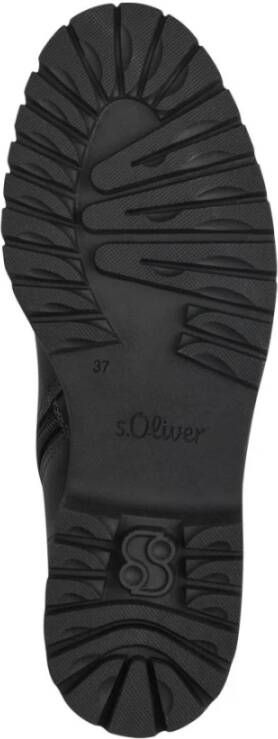 s.Oliver Zwarte Casual Gesloten Booties Vrouwen Black Dames