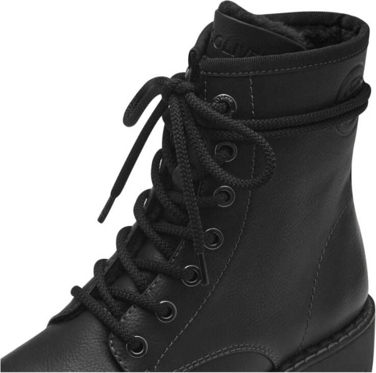 s.Oliver Zwarte Casual Gesloten Booties Vrouwen Black Dames