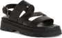 S.Oliver Zwarte Casual Platte Sandalen Vrouwen Black Dames - Thumbnail 3