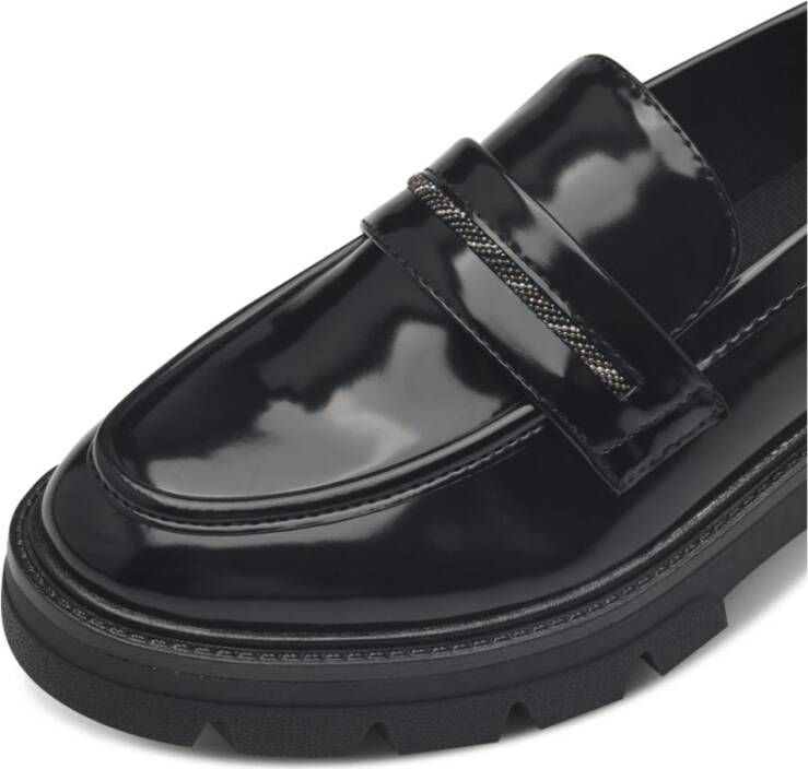 s.Oliver Zwarte elegante gesloten loafers voor vrouwen Black Dames