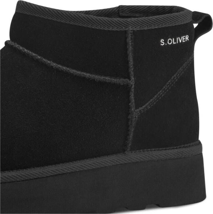 s.Oliver Zwarte Gesloten Booties Enkellaarzen Vrouwen Black Dames