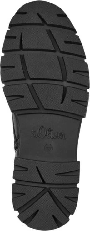 s.Oliver Zwarte Gesloten Booties Enkellaarzen Vrouwen Black Dames