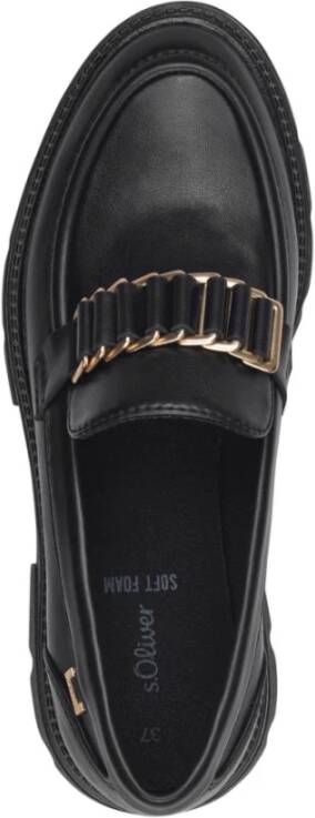 s.Oliver Zwarte Gesloten Loafers Dames Schoenen Black Dames