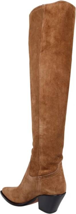 Sonora Biscuit suede acapulco laarzen Brown Dames