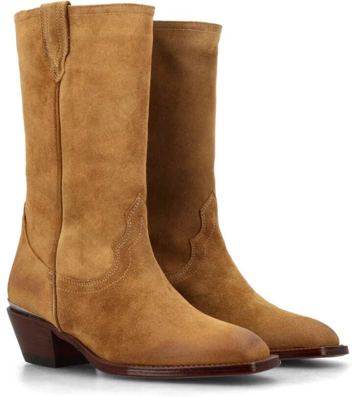 Sonora Camel Gesloten Schoenen Brown Dames