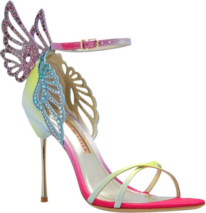 Sophia Webster Hemelse kristal stiletto sandalen Grijs Dames