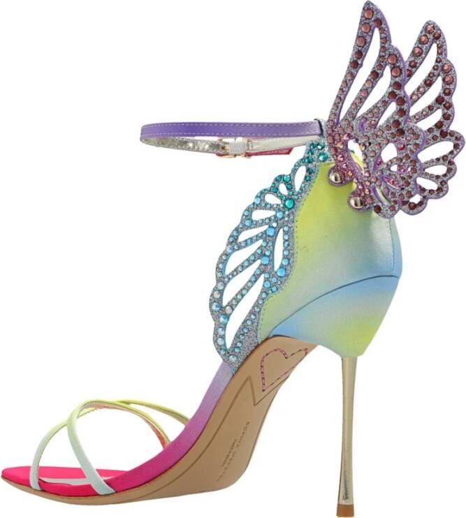 Sophia Webster Hemelse kristal stiletto sandalen Grijs Dames