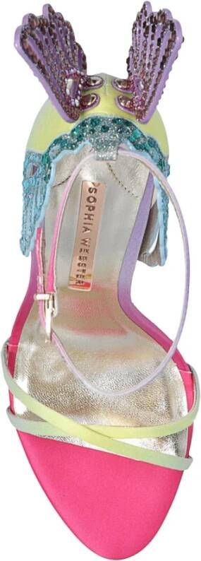 Sophia Webster Hemelse kristal stiletto sandalen Grijs Dames