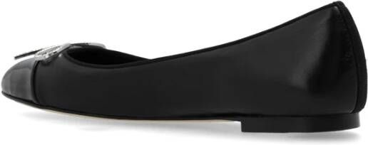 Sophia Webster Leren balletflats 'Pirouette' Black Dames