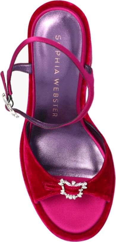 Sophia Webster Platform sandalen Grace Purple Dames