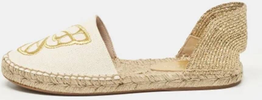 Sophia Webster Pre-owned Canvas flats Beige Dames