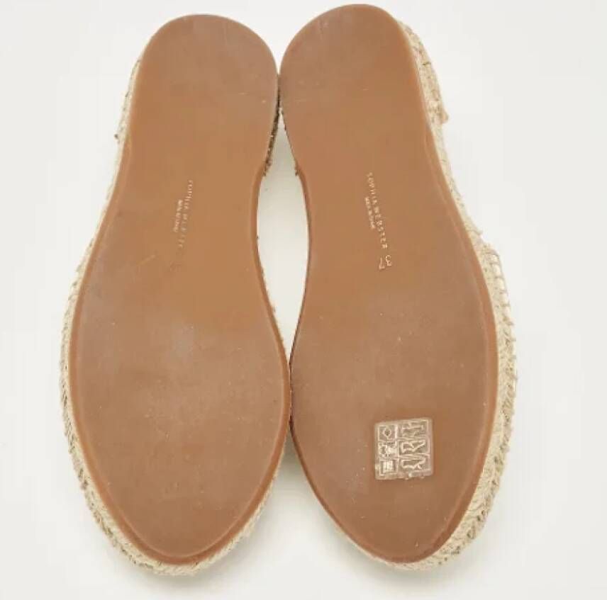 Sophia Webster Pre-owned Canvas flats Beige Dames