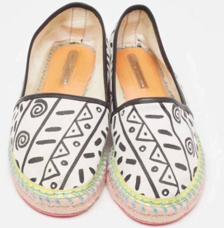 Sophia Webster Pre-owned Canvas flats Multicolor Dames