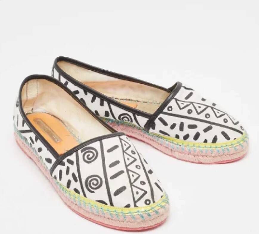 Sophia Webster Pre-owned Canvas flats Multicolor Dames