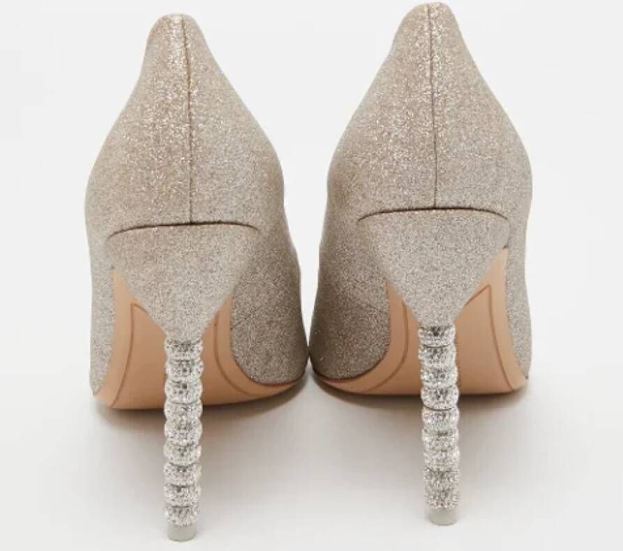 Sophia Webster Pre-owned Fabric heels Gray Dames