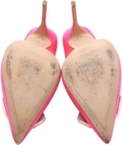 Sophia Webster Pre-owned Fabric heels Pink Dames