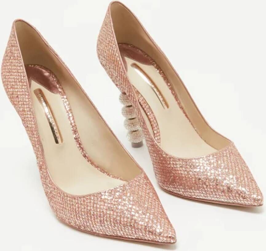 Sophia Webster Pre-owned Fabric heels Pink Dames