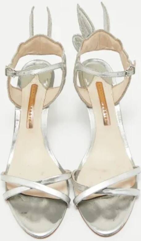 Sophia Webster Pre-owned Fabric sandals Gray Dames