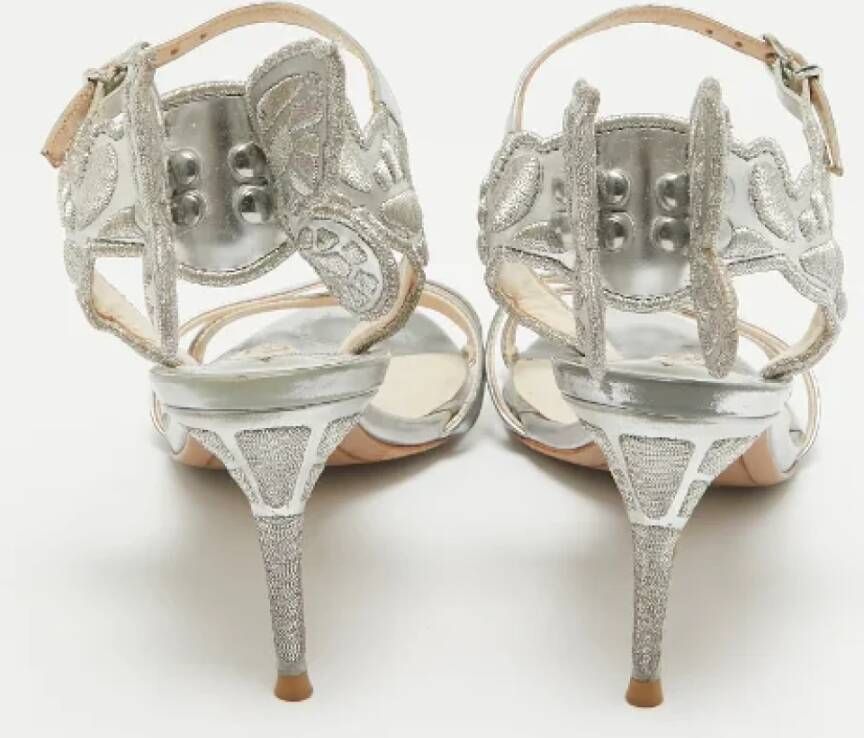 Sophia Webster Pre-owned Fabric sandals Gray Dames