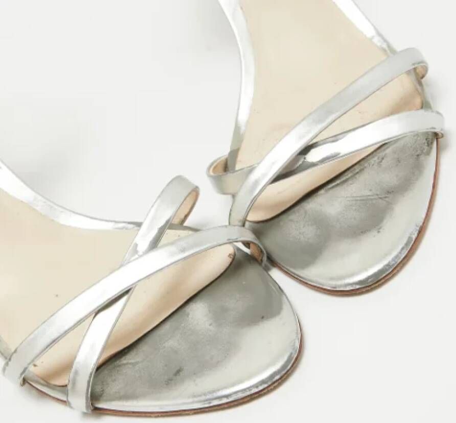 Sophia Webster Pre-owned Fabric sandals Gray Dames