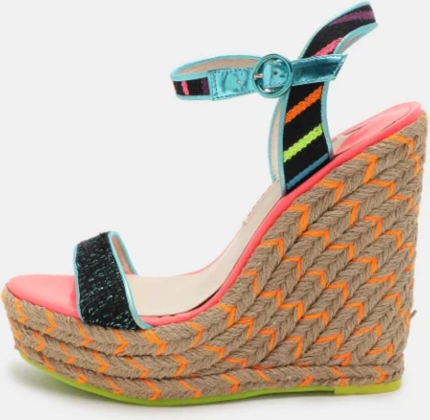 Sophia Webster Pre-owned Fabric sandals Multicolor Dames