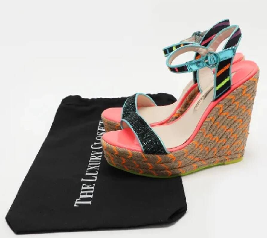 Sophia Webster Pre-owned Fabric sandals Multicolor Dames