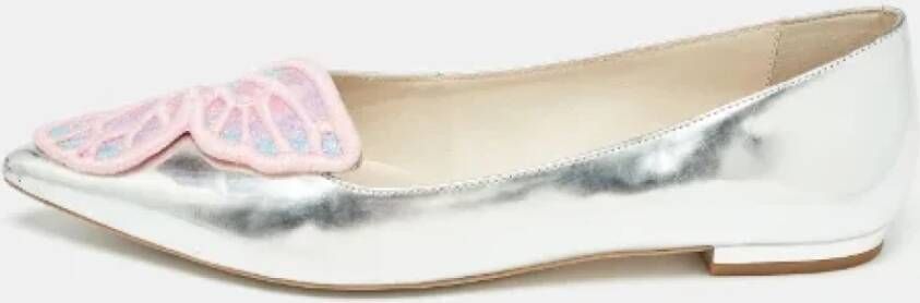 Sophia Webster Pre-owned Leather flats Gray Dames