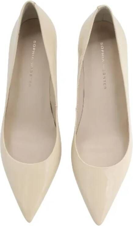 Sophia Webster Pre-owned Leather heels Beige Dames