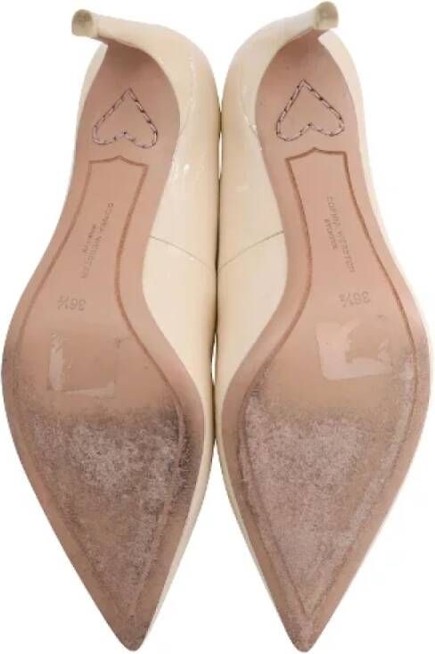 Sophia Webster Pre-owned Leather heels Beige Dames