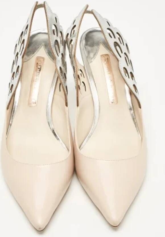 Sophia Webster Pre-owned Leather heels Beige Dames