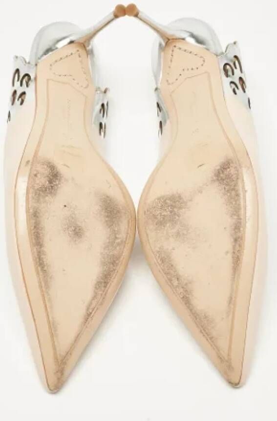 Sophia Webster Pre-owned Leather heels Beige Dames