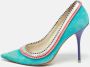 Sophia Webster Pre-owned Leather heels Blue Dames - Thumbnail 2