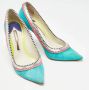 Sophia Webster Pre-owned Leather heels Blue Dames - Thumbnail 4