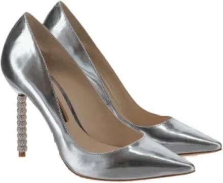 Sophia Webster Pre-owned Leather heels Gray Dames